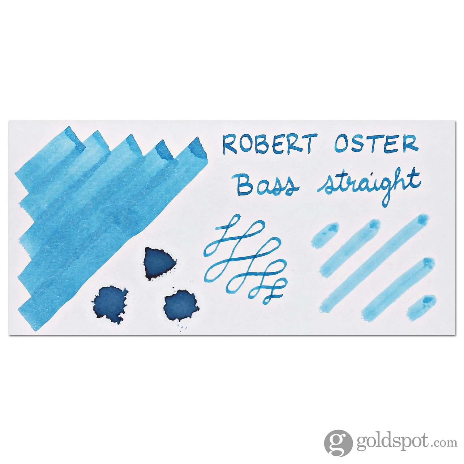 Robert Oster Bottled Ink In Bass Straight - 50 ML 2 Robert Oster Bottled Ink In Bass Straight - 50 ML - Image 2