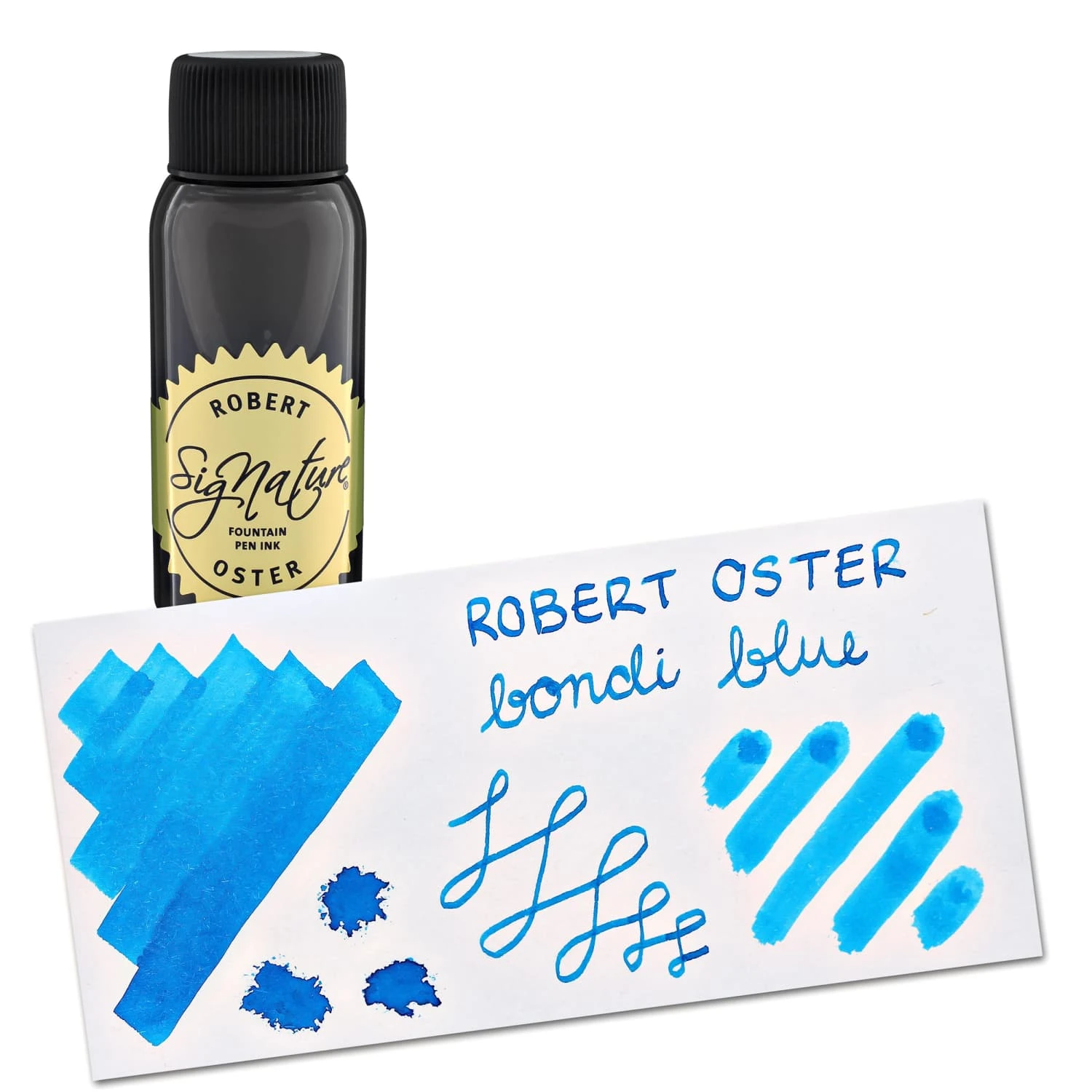 Robert Oster Bottled Ink In Bondi Blue - 50 ML 1 Robert Oster Bottled Ink In Bondi Blue - 50 ML