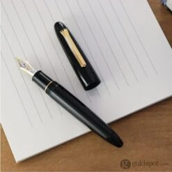 Sailor 1911 King Of Pens Fountain Pen In Ebonite - 21K Gold Naginata Togi Nib -Stationery Hub Cheap Store sailor 1911 king of pens fountain pen in ebonite 21k gold naginata togi nib 165