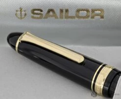 Sailor 1911 Large Ballpoint Pen In Black With Gold Trim -Stationery Hub Cheap Store sailor 1911 large ballpoint pen in black with gold trim 767