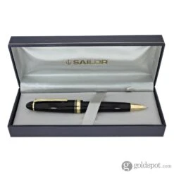 Sailor 1911 Large Ballpoint Pen In Black With Gold Trim -Stationery Hub Cheap Store sailor 1911 large ballpoint pen in black with gold trim 908