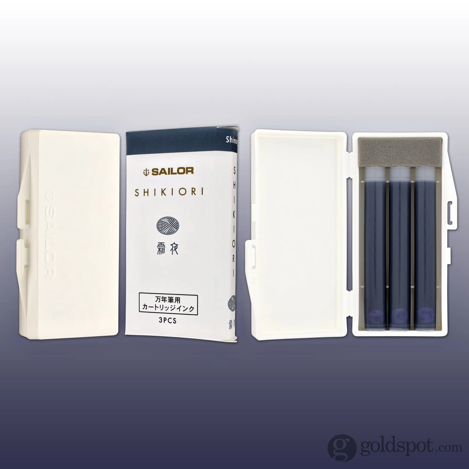 Sailor Four Seasons Shikiori Ink Cartridges In Shimoyo (Frosty Night) 2 Sailor Four Seasons Shikiori Ink Cartridges In Shimoyo (Frosty Night) - Image 2