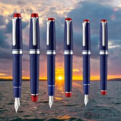 Sailor Pro Gear Regular Fountain Pen In Sunset Over The Ocean - 21K Gold -Stationery Hub Cheap Store sailor pro gear regular fountain pen in sunset over the ocean 21k gold 375