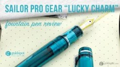 Sailor Pro Gear Slim Fountain Pen In Lucky Charm Green - 14kt Gold Nib -Stationery Hub Cheap Store sailor pro gear slim fountain pen in lucky charm green 14kt gold nib 818