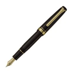 Sailor Pro Gear Slim Mini Fountain Pen In Puff Brown - 14kt Gold Medium Fine Point