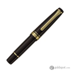 Sailor Pro Gear Slim Mini Fountain Pen In Puff Brown - 14kt Gold Medium Fine Point -Stationery Hub Cheap Store sailor pro gear slim mini fountain pen in puff brown 14kt gold medium fine point 436