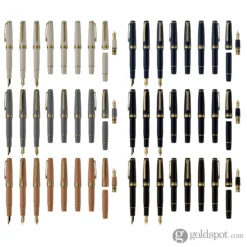 Sailor Pro Gear Slim Mini Fountain Pen In Puff Brown - 14kt Gold Medium Fine Point -Stationery Hub Cheap Store sailor pro gear slim mini fountain pen in puff brown 14kt gold medium fine point 774