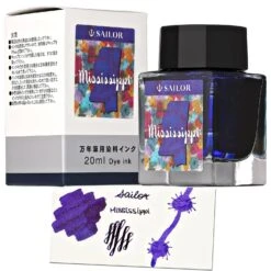 Sailor USA State Bottled Ink In Mississippi (Deep Blue) - 20 ML