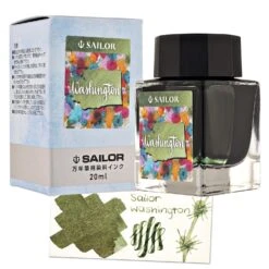 Sailor USA State Bottled Ink In Washington (Green) - 20 ML