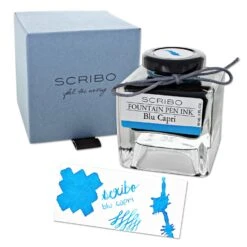 Scribo Bottled Ink In Blu Capri - 90mL