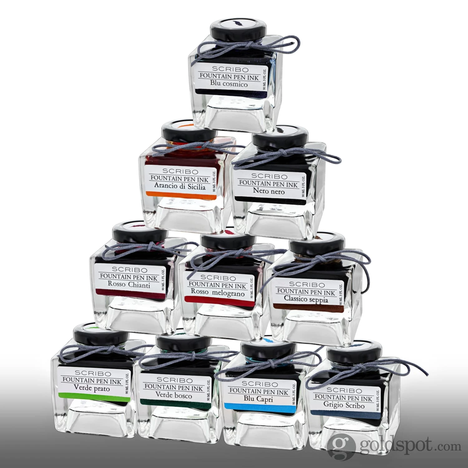 Scribo Bottled Ink In Blu Capri - 90mL 2 Scribo Bottled Ink In Blu Capri - 90mL - Image 2