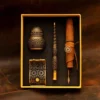 Sepia Accessories Infinite Stars Brass Seljuk Calligraphy Set