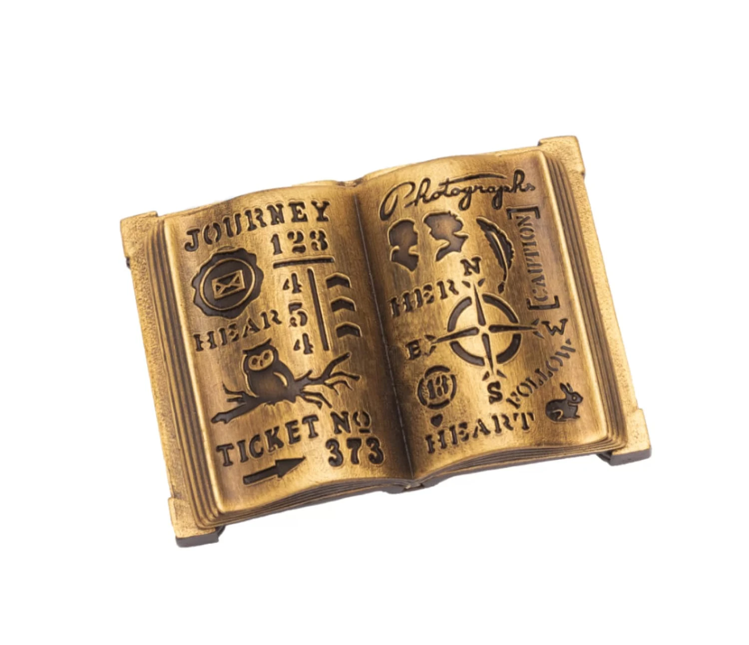 Sepia Accessories Listen To Your Heart Brass Pen Rest 1 Sepia Accessories Listen To Your Heart Brass Pen Rest