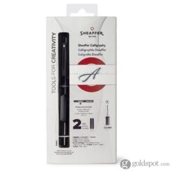 Sheaffer Calligraphy Fountain Pen In Black Set -Stationery Hub Cheap Store sheaffer calligraphy fountain pen in black set 406
