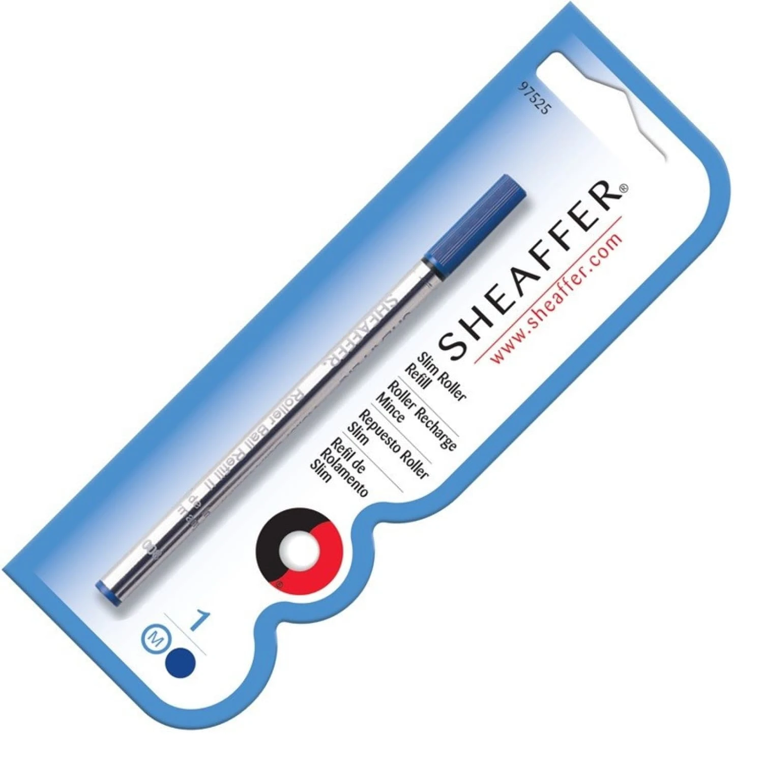 Sheaffer Rollerball Refill In Blue Slim - Medium Point 1 Sheaffer Rollerball Refill In Blue Slim - Medium Point