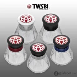 TWSBI Diamond 50 Ink Bottle - Polished Aluminum -Stationery Hub Cheap Store twsbi diamond 50 ink bottle polished aluminum 564