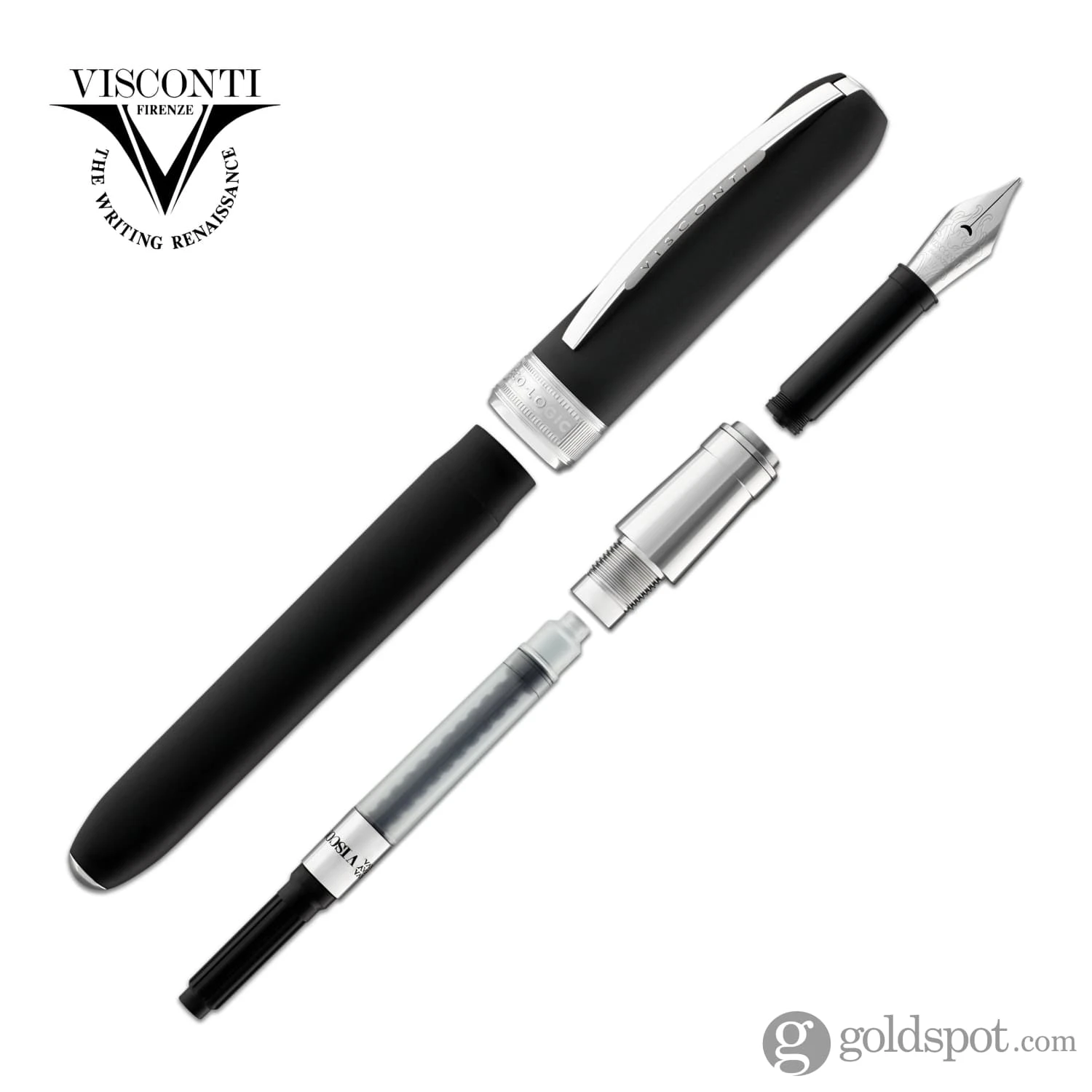 Visconti Rembrandt Eco-Logic Fountain Pen In Black 7 Visconti Rembrandt Eco-Logic Fountain Pen In Black - Image 7