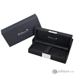 Waldmann Commander 23 Fountain Pen In Sterling Silver And Blue Lacquer, Steel Nib -Stationery Hub Cheap Store waldmann commander 23 fountain pen in sterling silver and blue lacquer steel nib 155