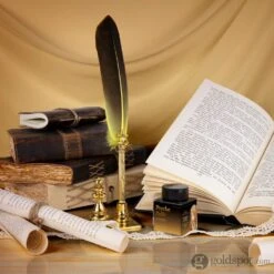 Wearingeul Psyche Your Throne Feather Pen & Pen Holder Set -Stationery Hub Cheap Store wearingeul psyche your throne feather pen holder set 104