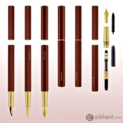 Ystudio Classic Fountain Pen In Red -Stationery Hub Cheap Store ystudio classic fountain pen in red 285